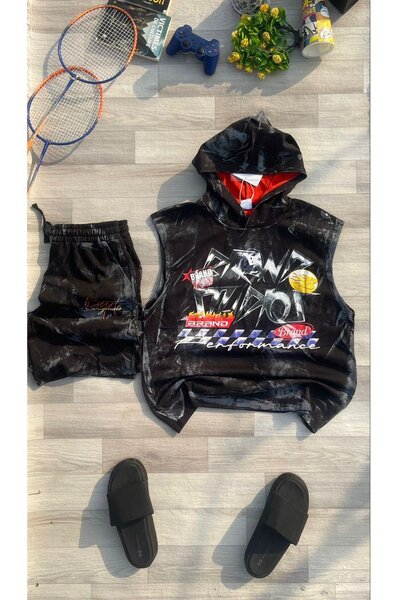 Ensemble survêtement sans manches pour hommes