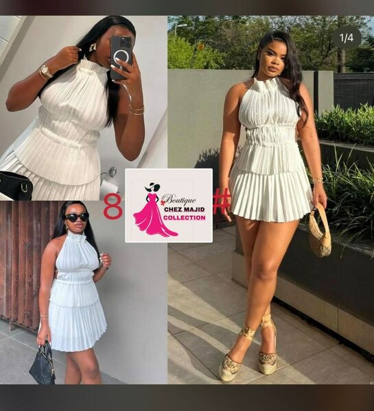 Ensemble Jupe plissée élégante