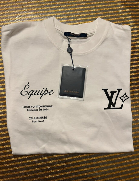 T-shirt blanc Louis Vuitton