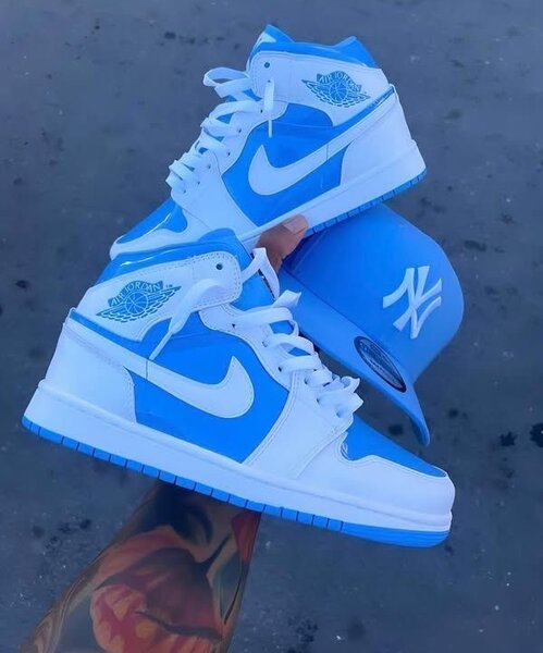 Sneakers Air Jordan Bleu