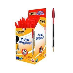 Lot de 50 stylos  bleu rouge
