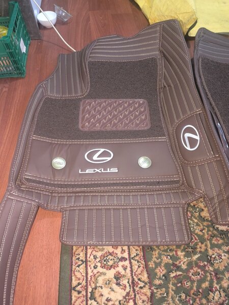 5 D Эко кожа полики  для салона Лексус. Модель;СТ. Цвет:кофе