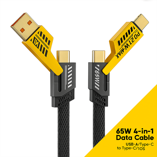 Câble USB 4-en-1 Charge rapide