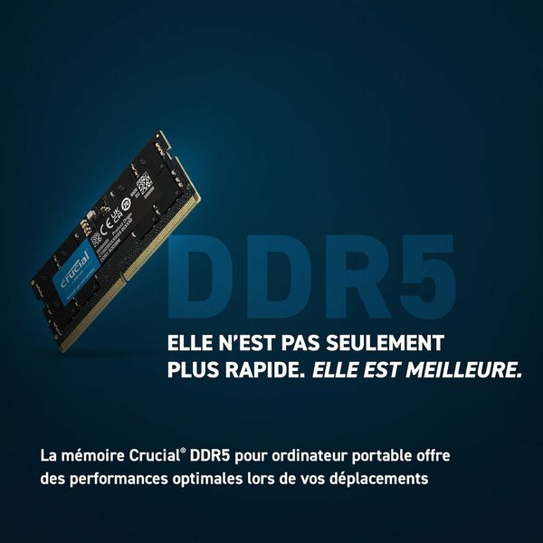 Mémoire Crucial DDR5
