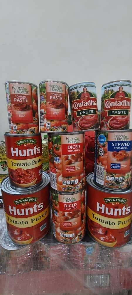 Hunts and Happy Harvest Can tomato