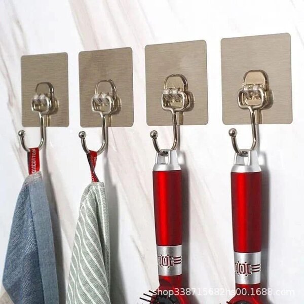 40 Crochets Muraux Adhésifs