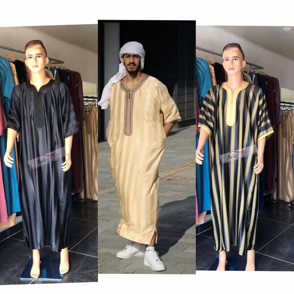 Boubou marocain manche courte