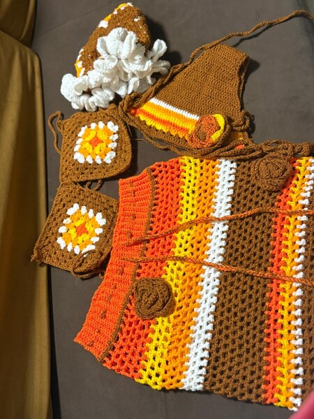Ensemble crochet bohème