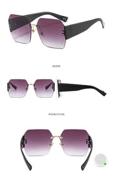 Lunettes de soleil carrées