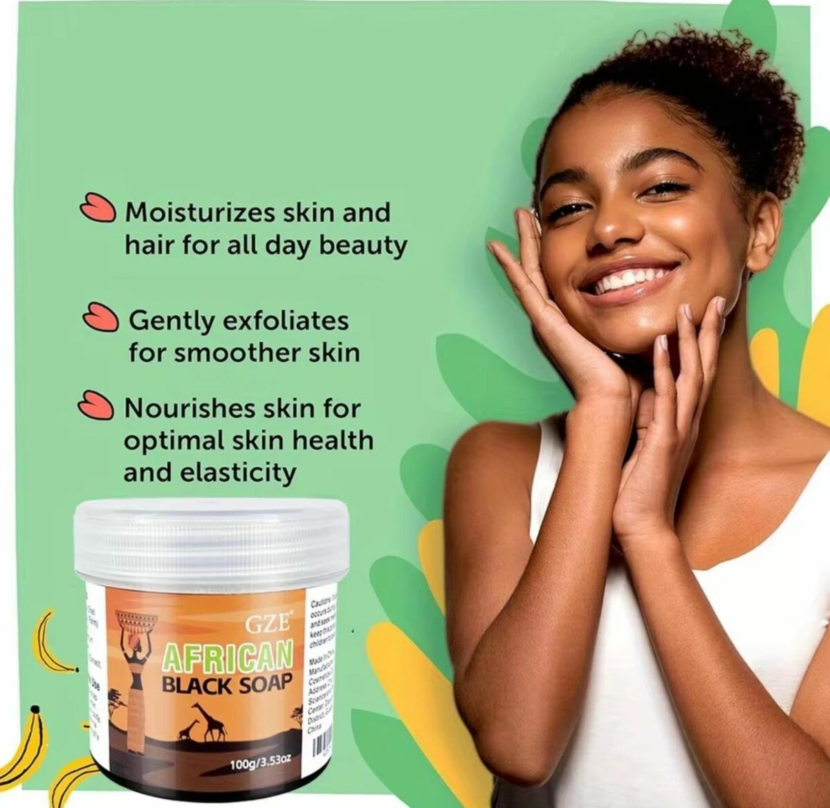 Savon Noir Africain GZE