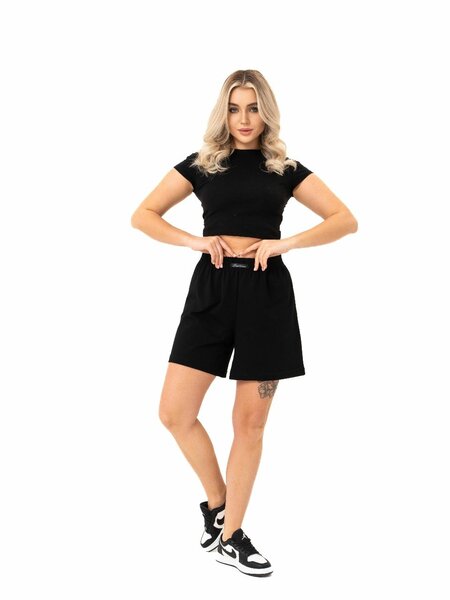 Женский шорта летний оверсайз