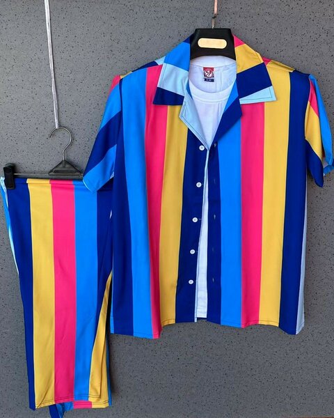 Vintage Shirt top and down trousers