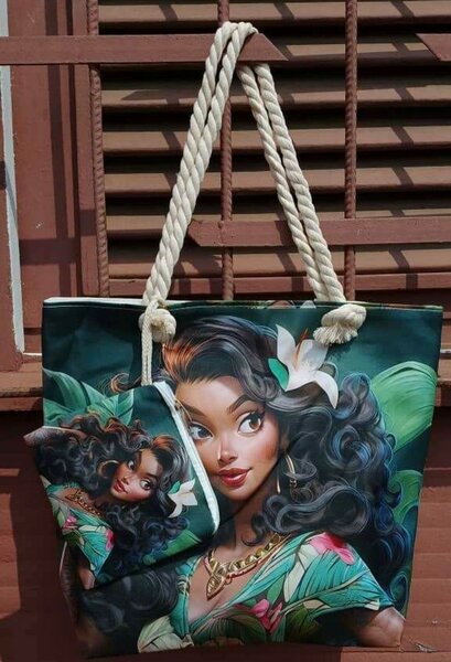 Sac cabas avec design artistique