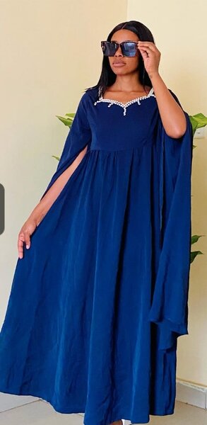 Elegant blue dress m