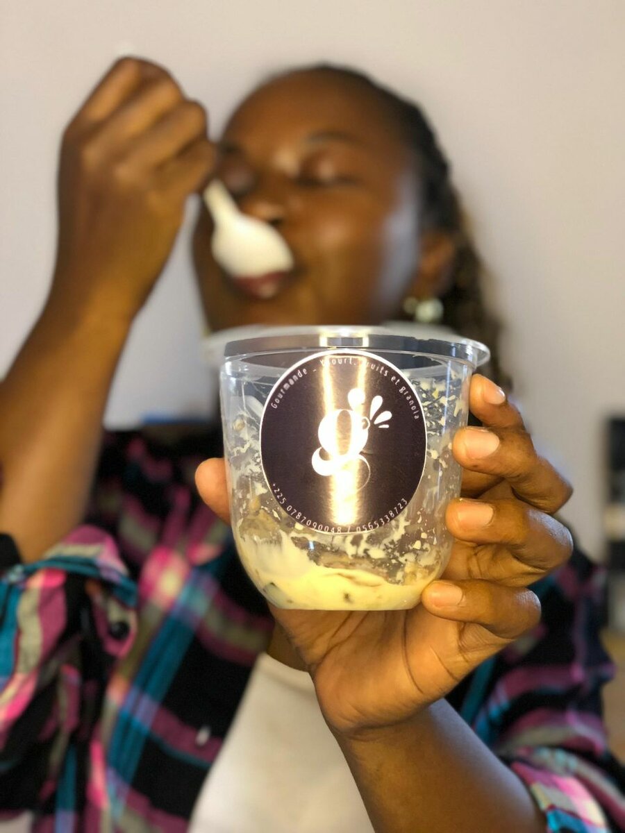 Yaourt fruité au granola