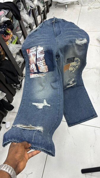 Jeans créatifs unisexes