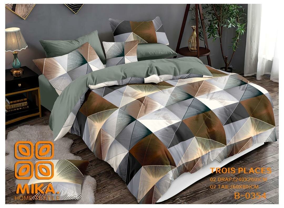 Parure de Lit Douce en Coton