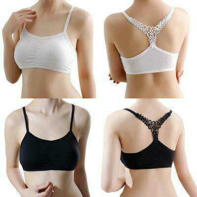 Women Padded Inner Top Tube bra Strap Bralette