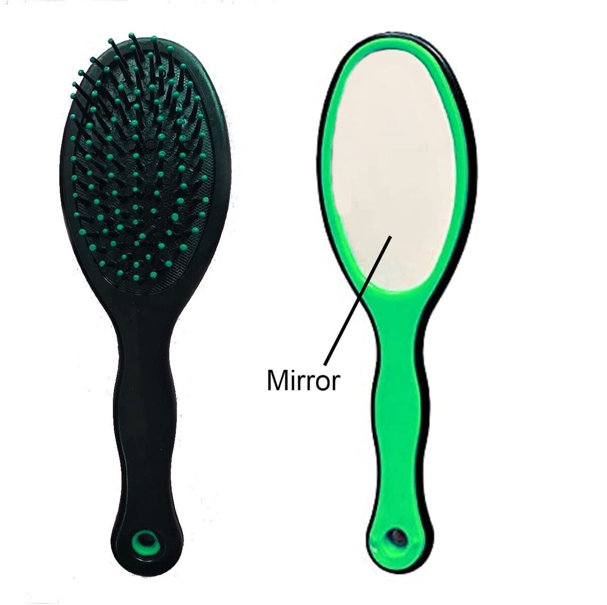 Brosse à cheveux avec miroir