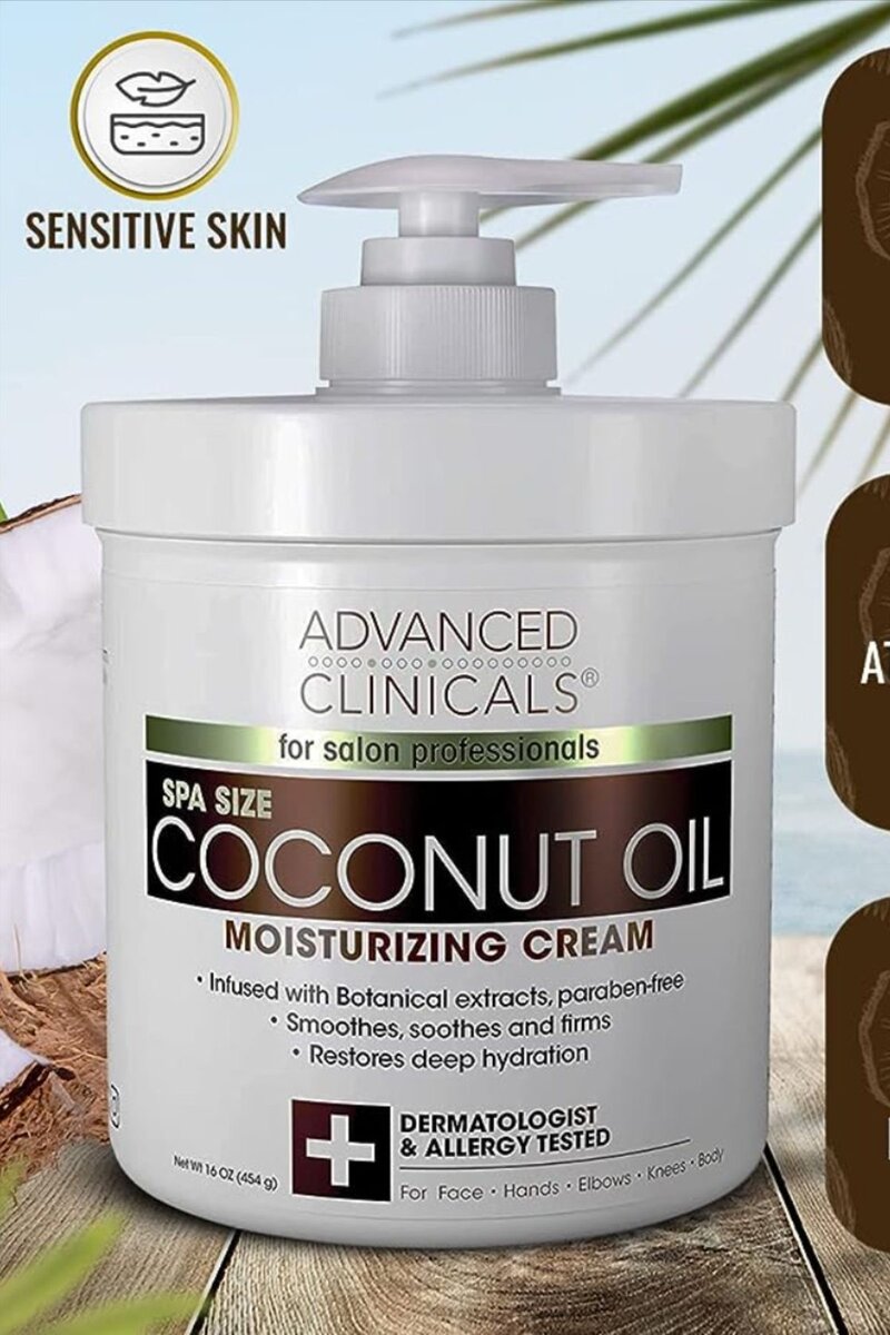 Crème Hydratante à l'Huile de Coco