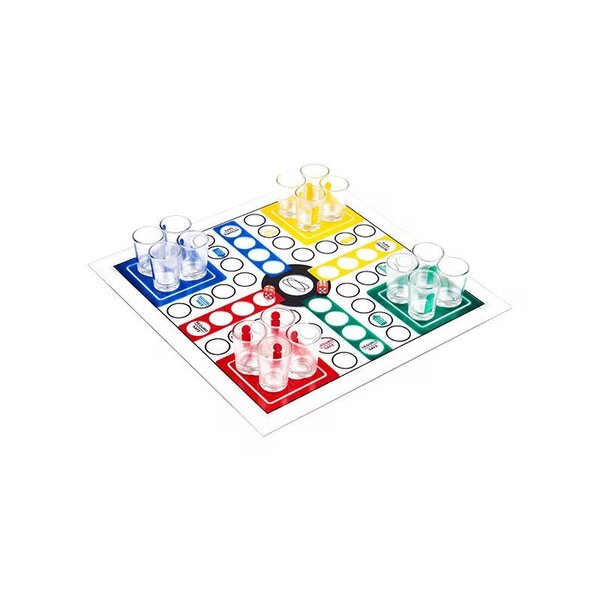 Ludo avec Verres en vitre