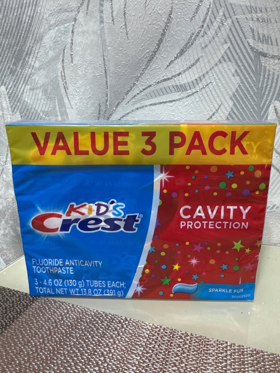 Детская зубная паста Kid's Crest Cavity Protection Sparkle F