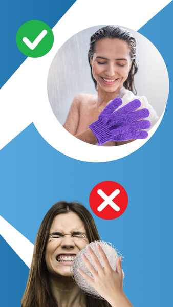 Gant Exfoliant Douche Peau