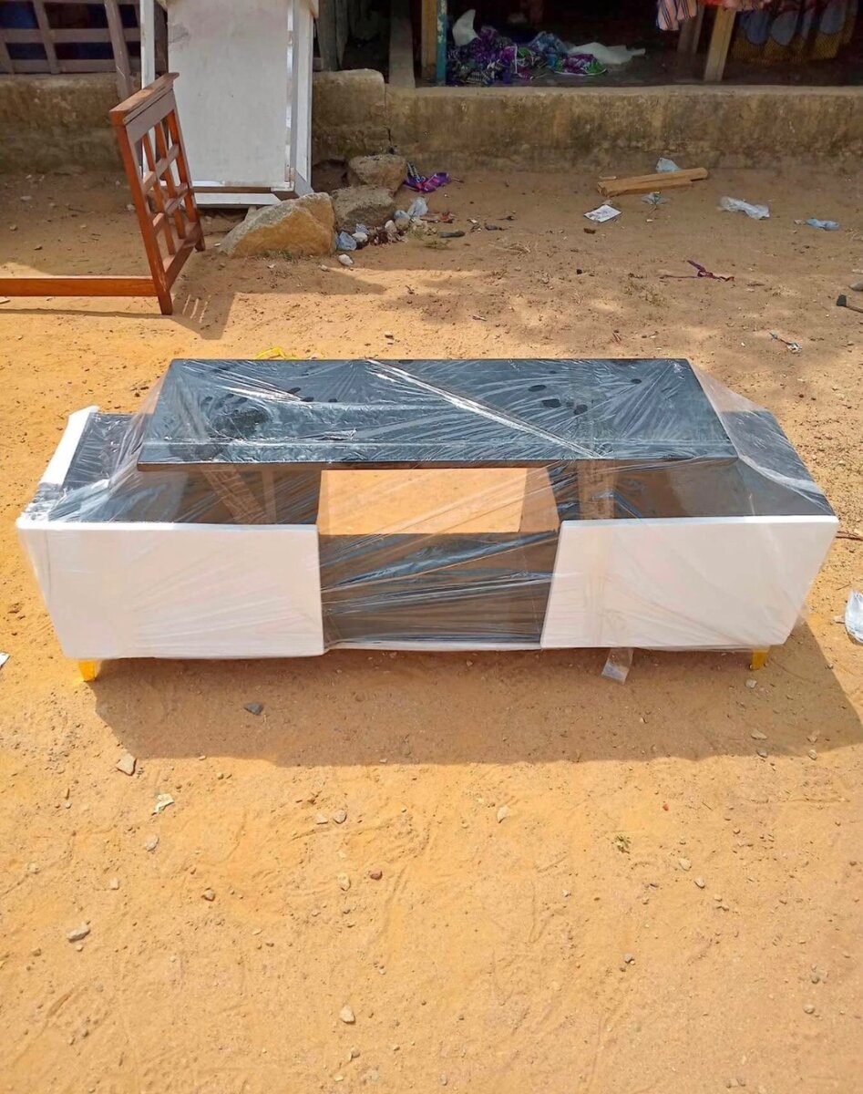 Meuble TV moderne bicolore