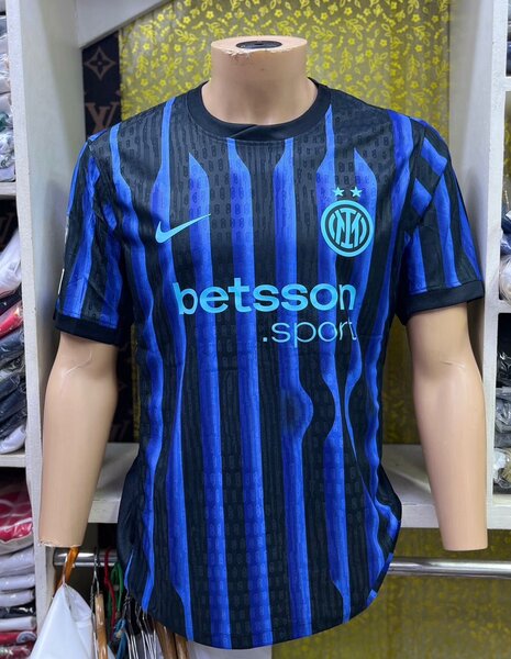 Maillot de football rayé