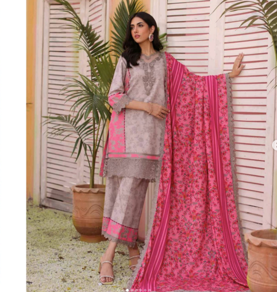 Charizma Sheen - Unstitched Embroidered Linen Shawl Collection | NOW LIVE