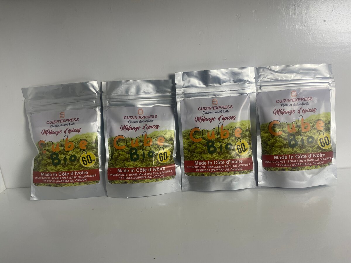 Assortiment d'épices ivoiriennes