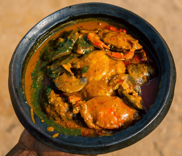 Placali sauce graine