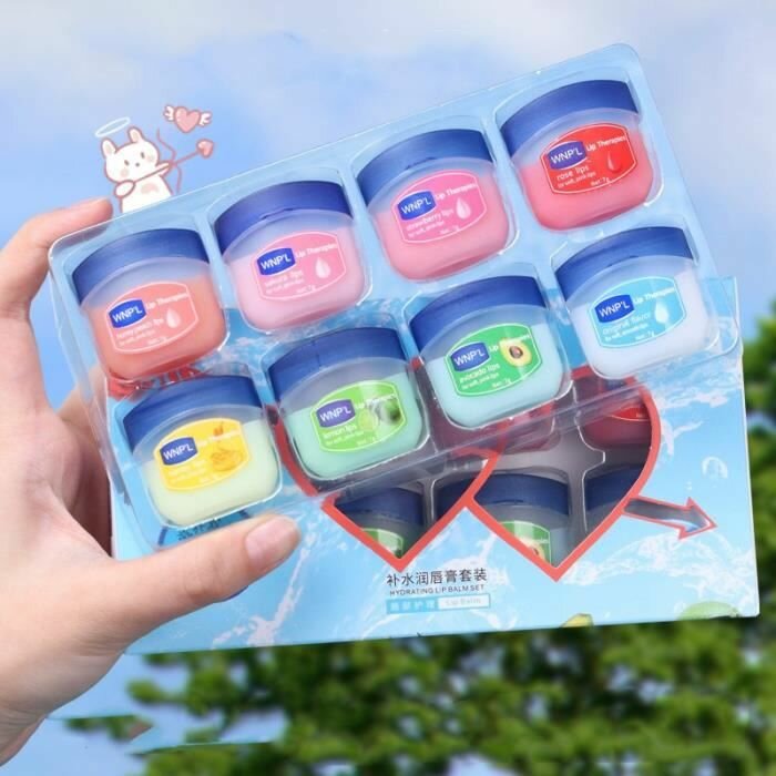 Ensemble de Baumes à Lèvres Multi-Parfums - Hydrate & Nourrit