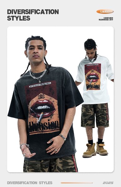 T-shirt graphique urbain