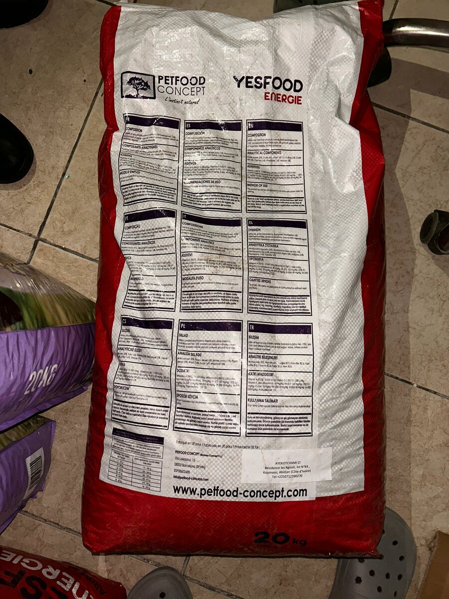 Yesfood Energie pour Chiens