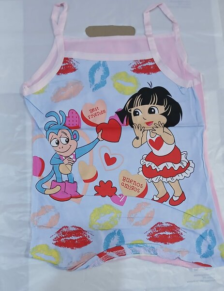 Débardeur en coton pour enfants pour filles