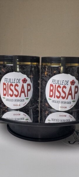 Feuille de Bissap parfumé a l'orange et menthe ananas