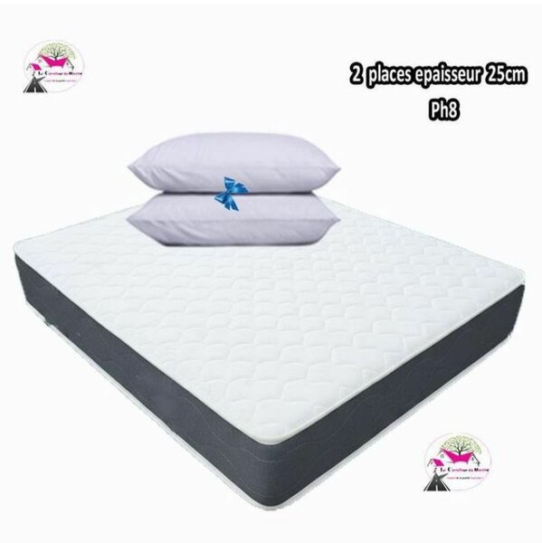 Matelas 2 places épaisseur 25cm - Ph8