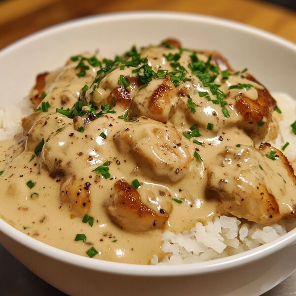 Riz Crémeux au Poulet