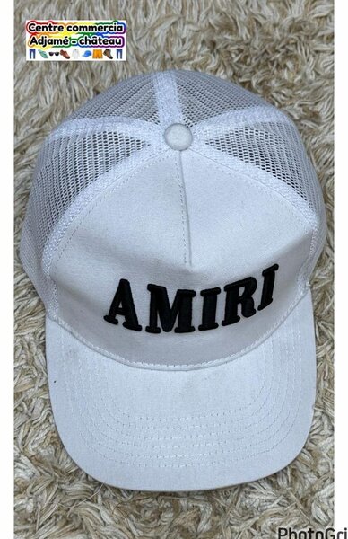 Casquette blanche Amiri