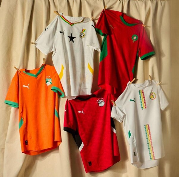 Maillots de foot africains PUMA