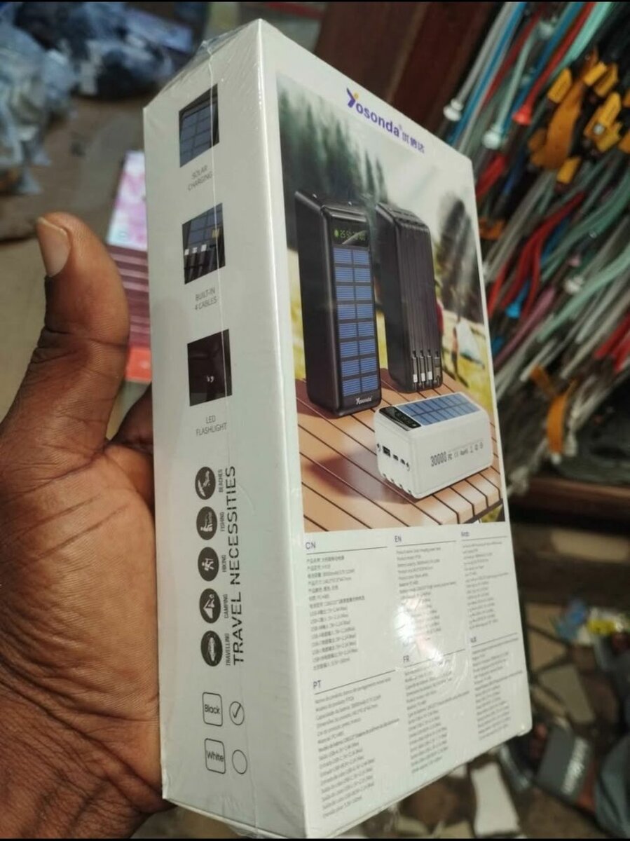 Power bank solaire 30000mAh