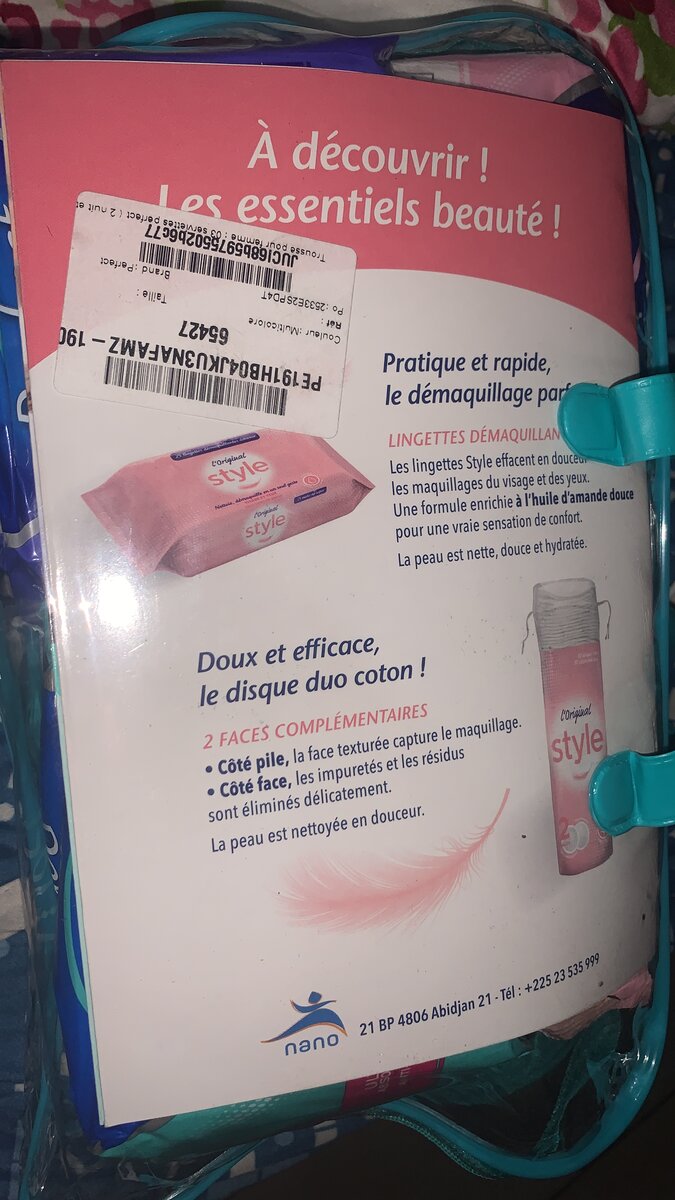 Serviettes Hygiéniques Parfumées