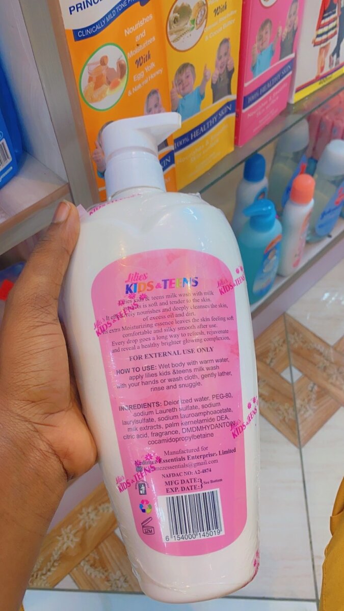 Lilies kids &Teens Milk Wash