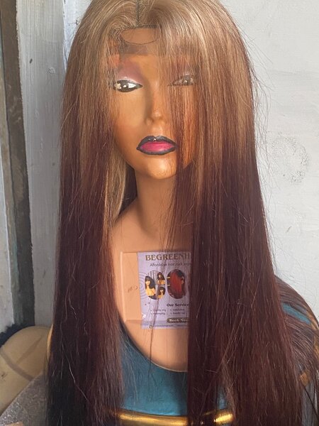 26inch bone straight lookalike