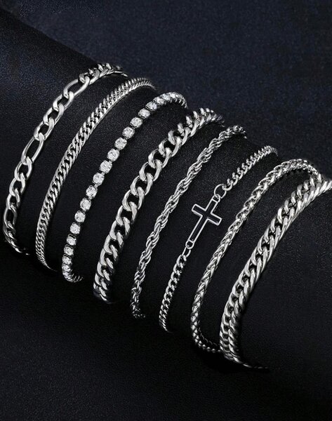 Bracelets en acier inoxydable élégants