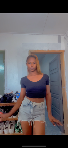 Tee-shirt court femme