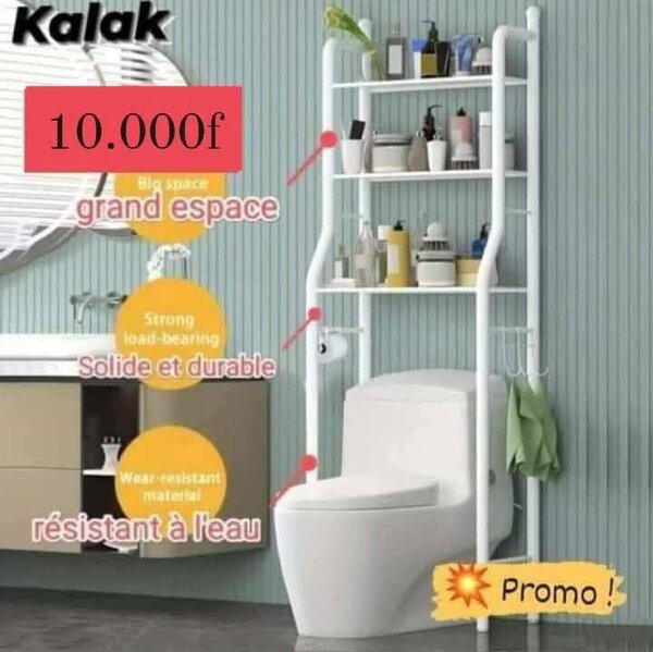 Étagère de Rangement Salle de Bain