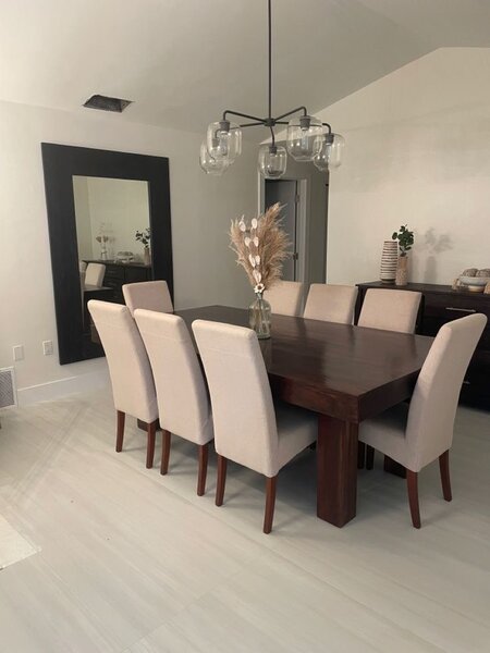 Table à manger moderne 8 places