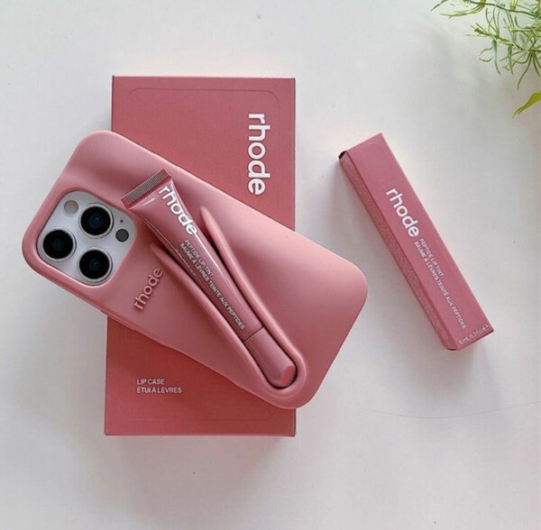 Coque  rose avec gloss 11 pro